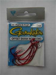 Gamakatsu Offset Shank Worm EWG, Hook
