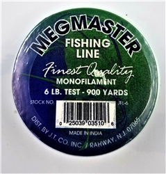 6 lb. Monofilament Fishing Line (900 Yards)