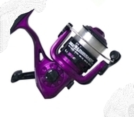 spinning reel purple